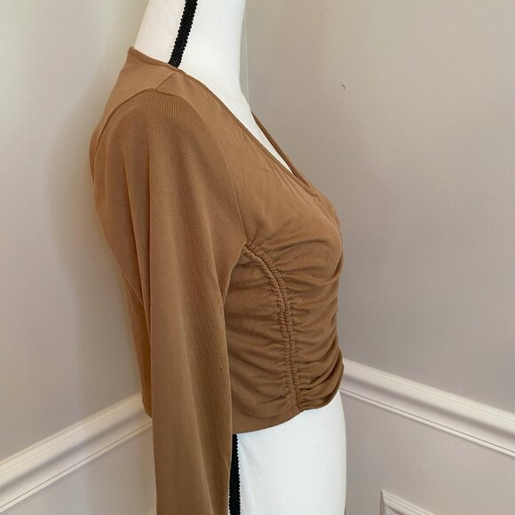 Cinched Front Crop Top size Large Nordstrom - Picture 4 of 7